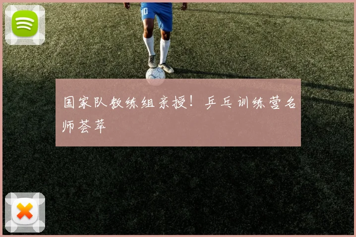 国家队教练组亲授！乒乓训练营名师荟萃